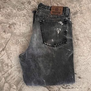 Thrashed Vintage wrangler Jeans